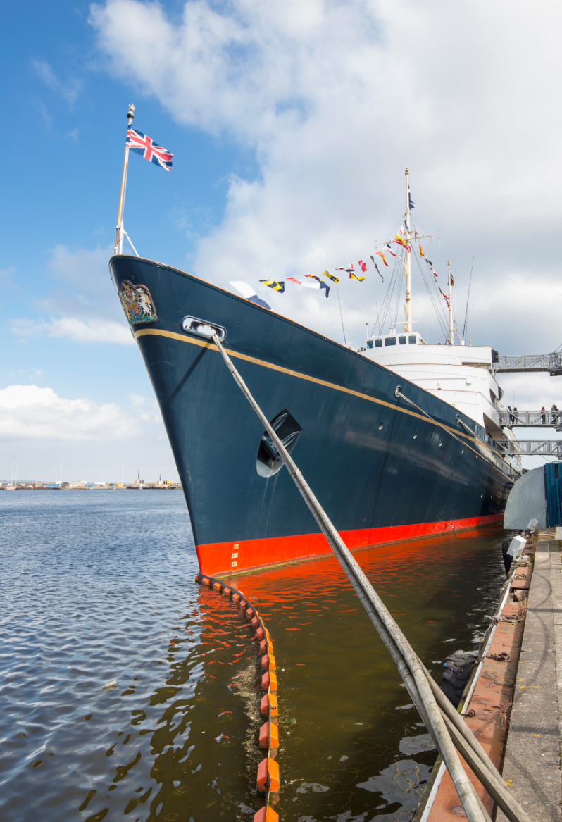 Royal Yacht Britannia en Écosse