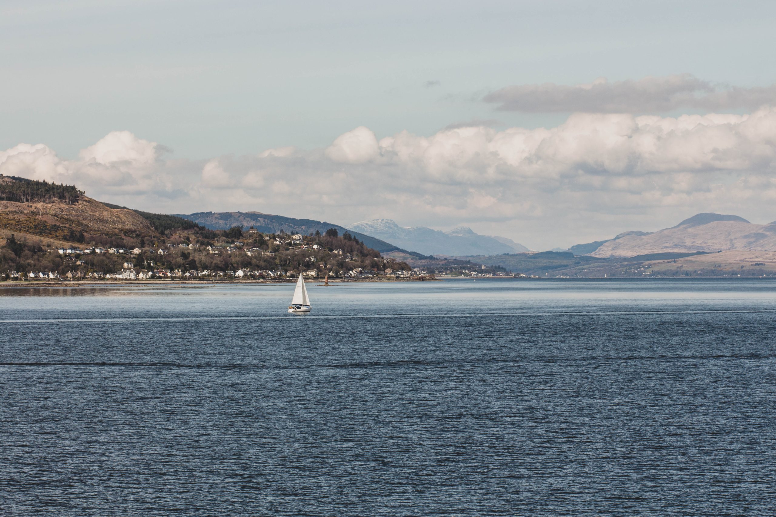 Traversee vers l’île de Bute