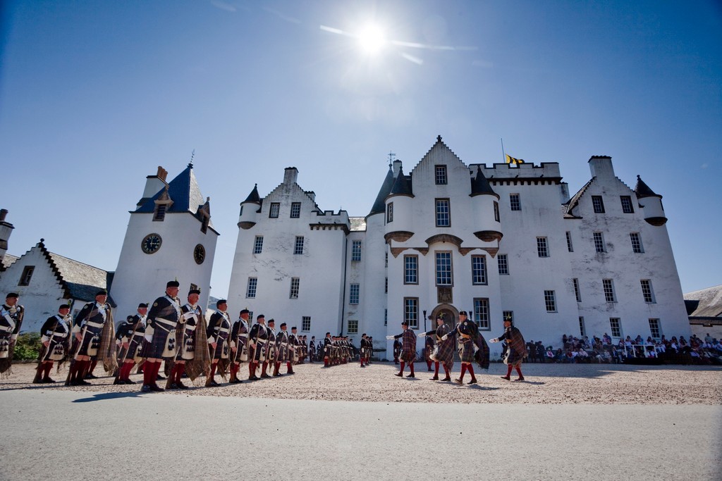 Le château de Blair dans le Perthshire en Écosse